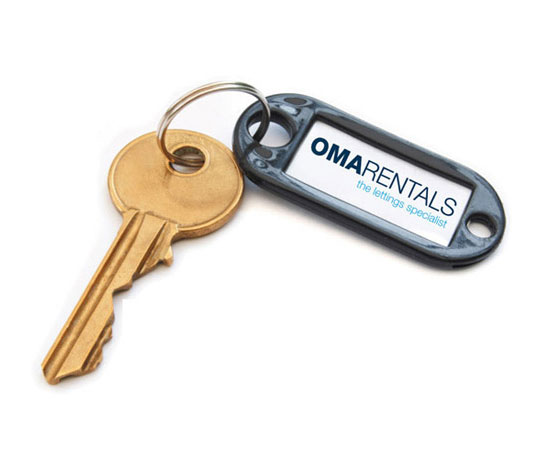 Omarentals Branded House Key